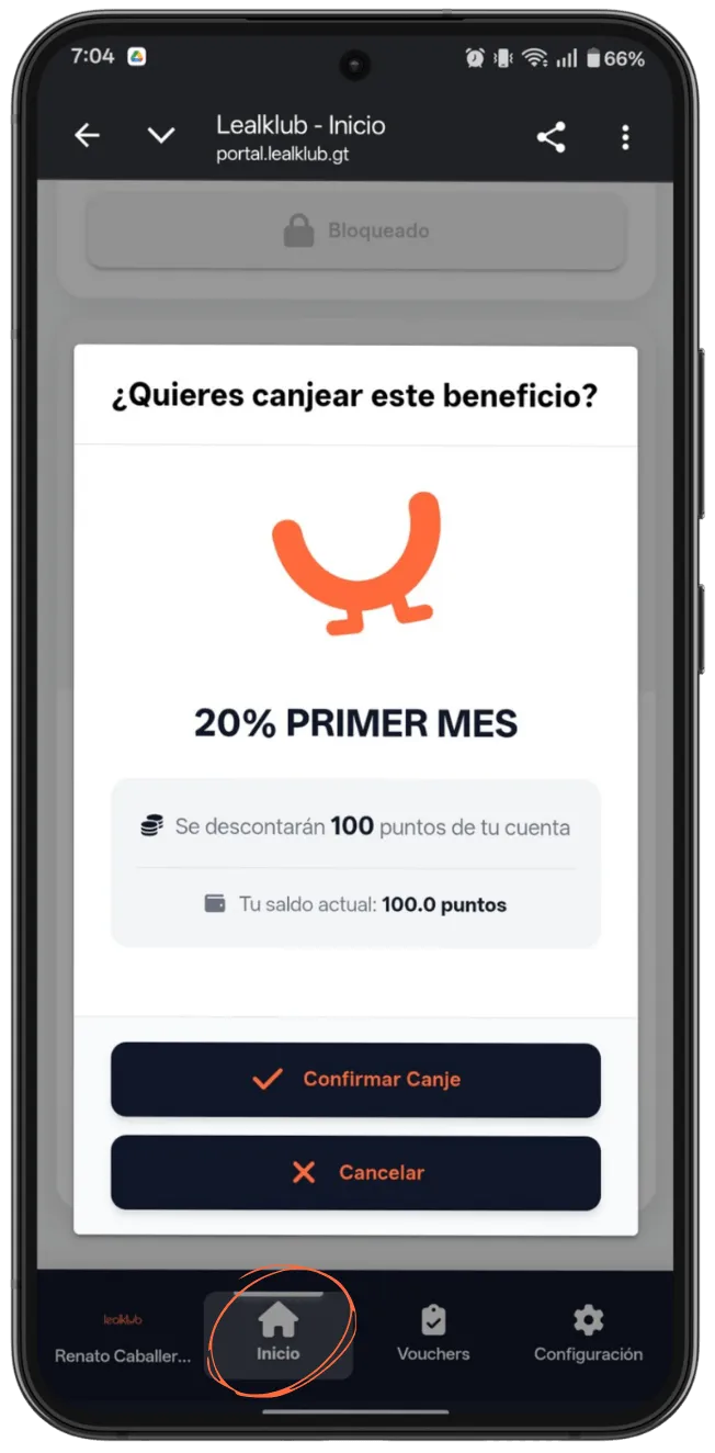 Catálogo de beneficios